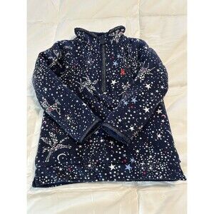 Joules Girl’s Blue Zip Pullover Fleece Sweatshirt Size 4